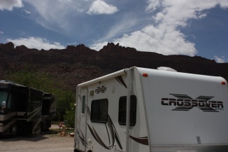 Campsite in Moab, Utah